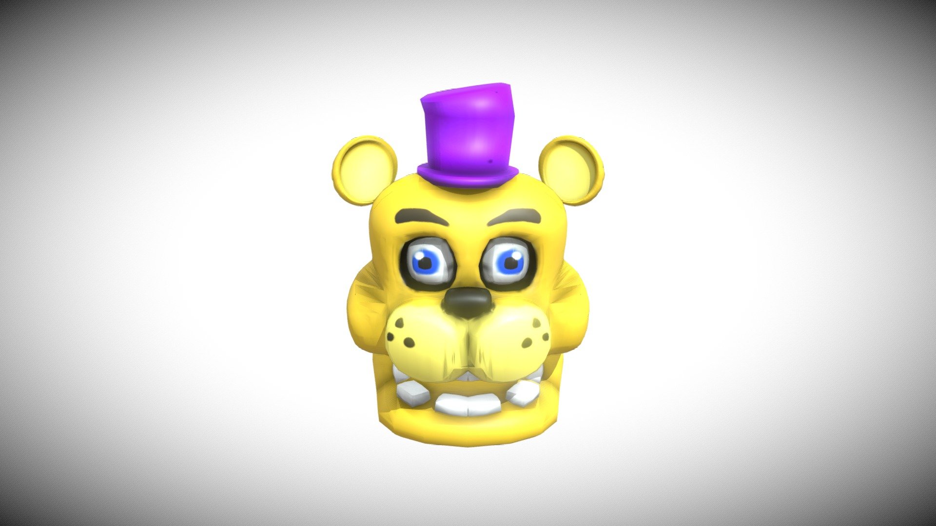 Fredbear Head - 3D Model By ZaderYT (@danielcattrall10) [1e8ff14 ...