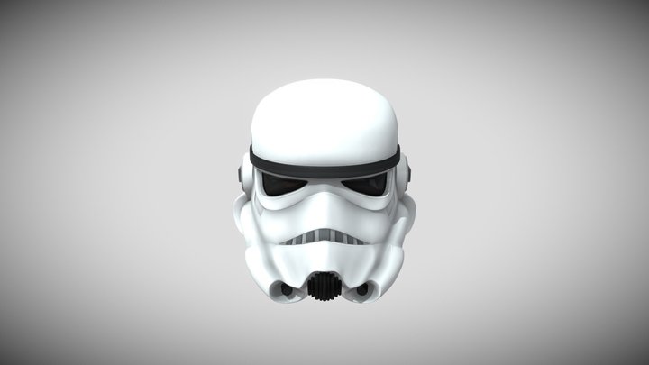 Star Wars Stormtrooper Helmet 3D Model