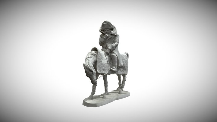 Napoleon on the horse 3D Model