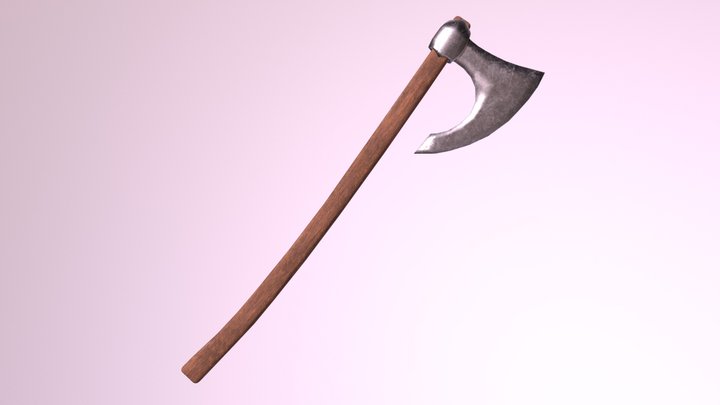 Battle axe 3D Model