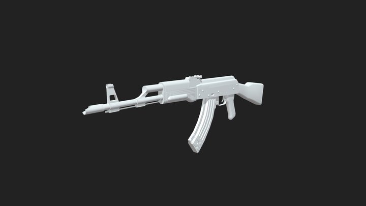 ak 74 3D Model