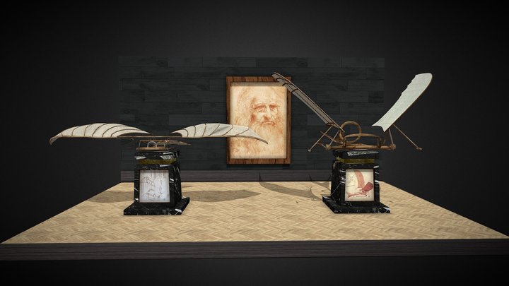 Leonardo da Vinci 3D Model