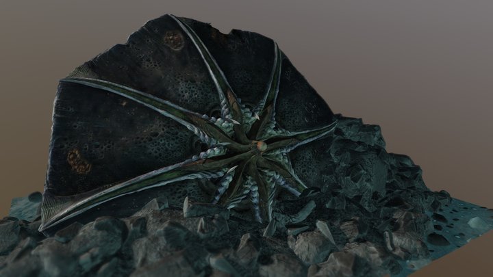 Second Thargoid Crash Site - Lower Quality 3D Model