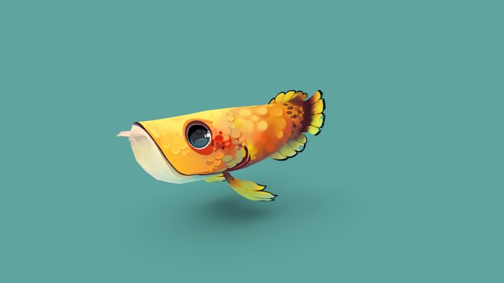 Tropical Fish 3D Model