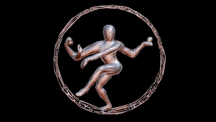 Nataraja minimal dancing model 3D Model