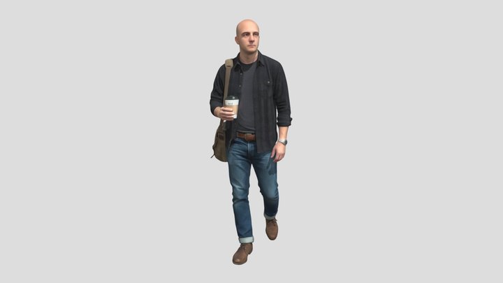 Morning Coffee Run – Kostenloses 3D-Modell STL
