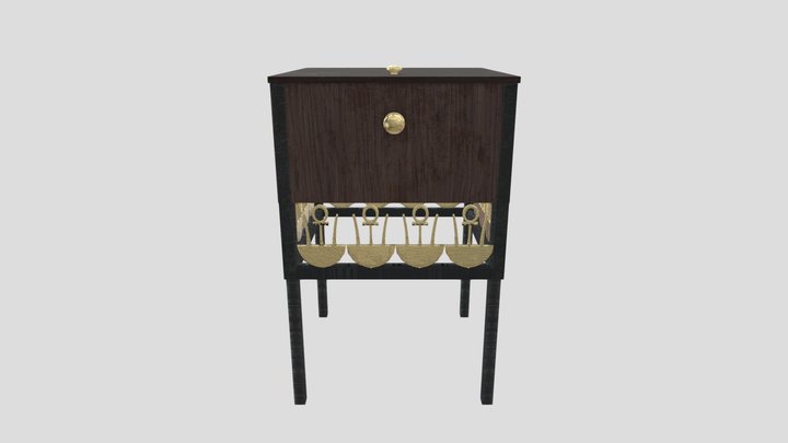 Egyptian Table 3D Model