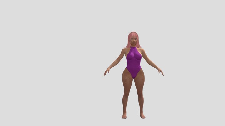 Nicki Minaj 3D Model