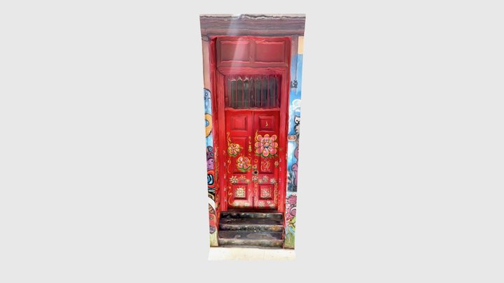 Puerta Roja 3D Model