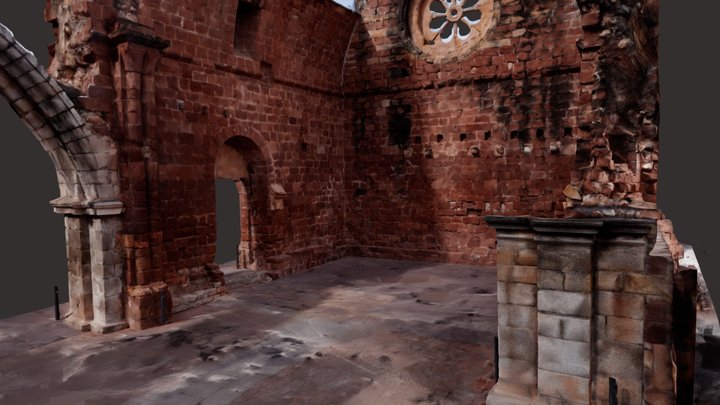 Antigua iglesia de Alcover 3D Model
