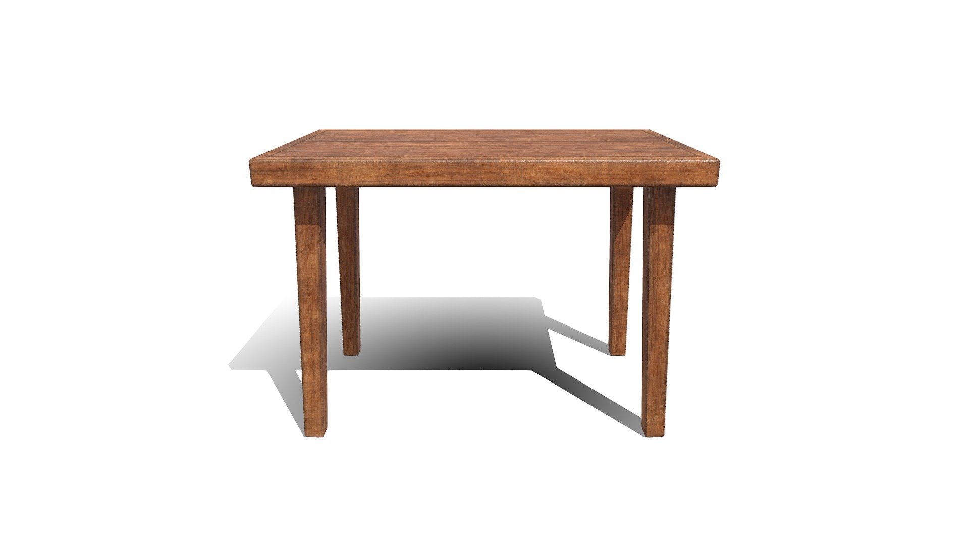 Wooden Table 02 4k