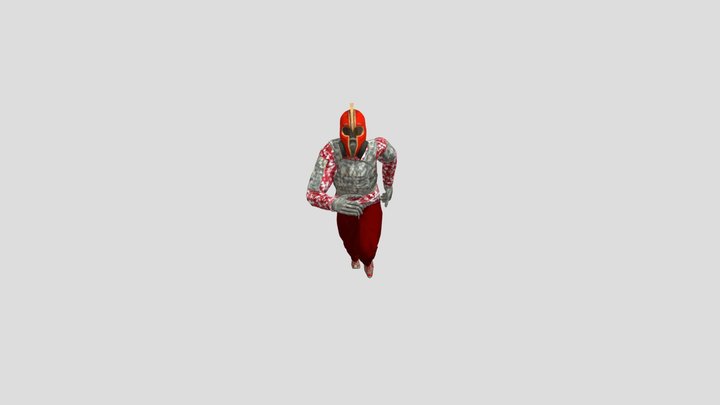 Front Twist Flip 3D Model