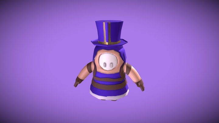 Caitlyn Fall guy 3D Model