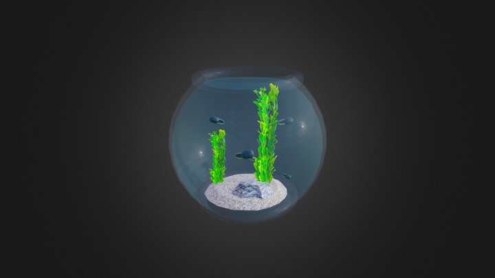 Tadpole Glass 3D Model
