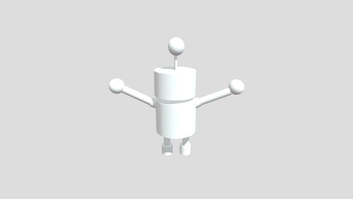 Модель робота в 3д – Kostenloses 3D-Modell STL