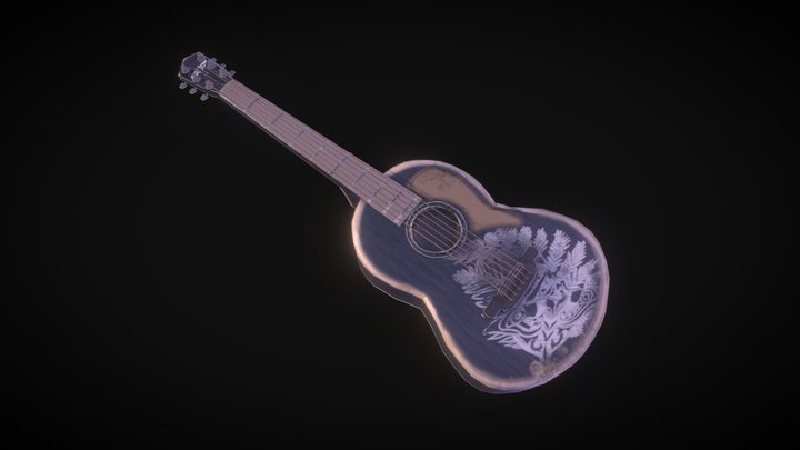 Ellie´s Guitar Fanmade 3D Model