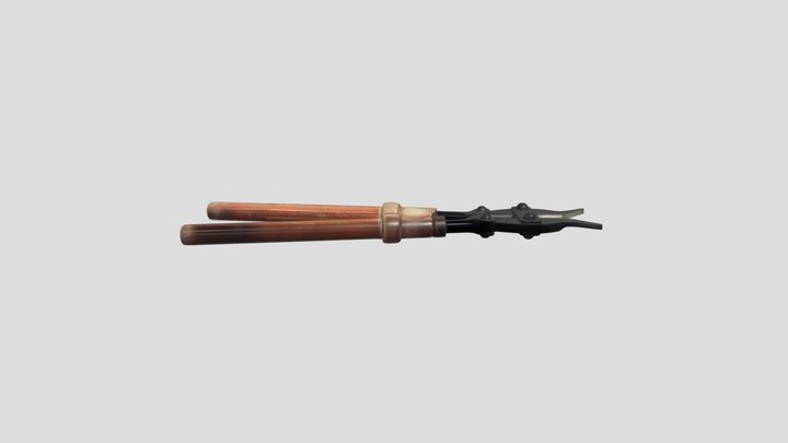 German WW2 Long Wire Cutters 3D Model