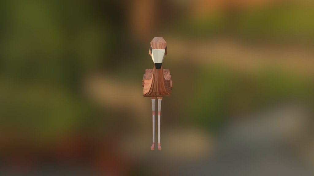 Textured Flamingo