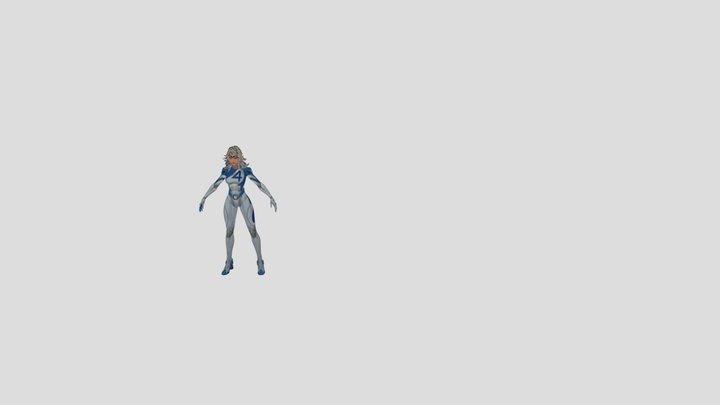 Sue Storm 3D Model