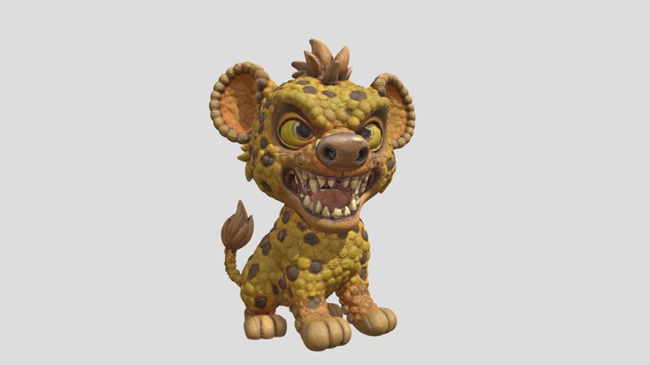 Hyena Cuddle Monster