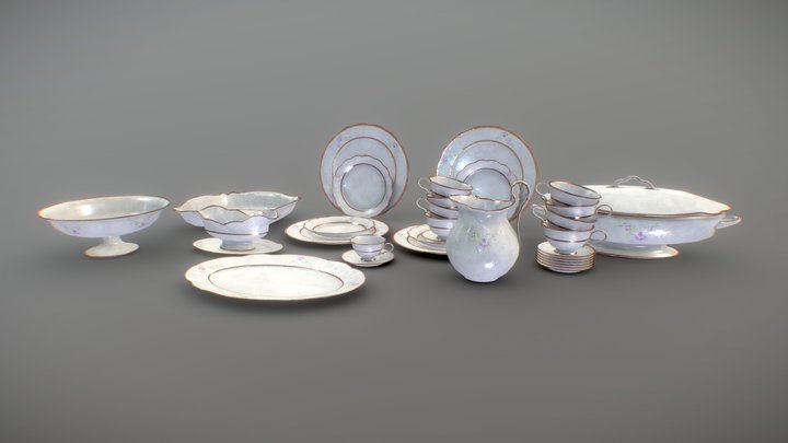 Tableware 3D Model