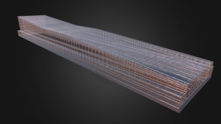 RAMPA ŻELBETOWA 3D Model