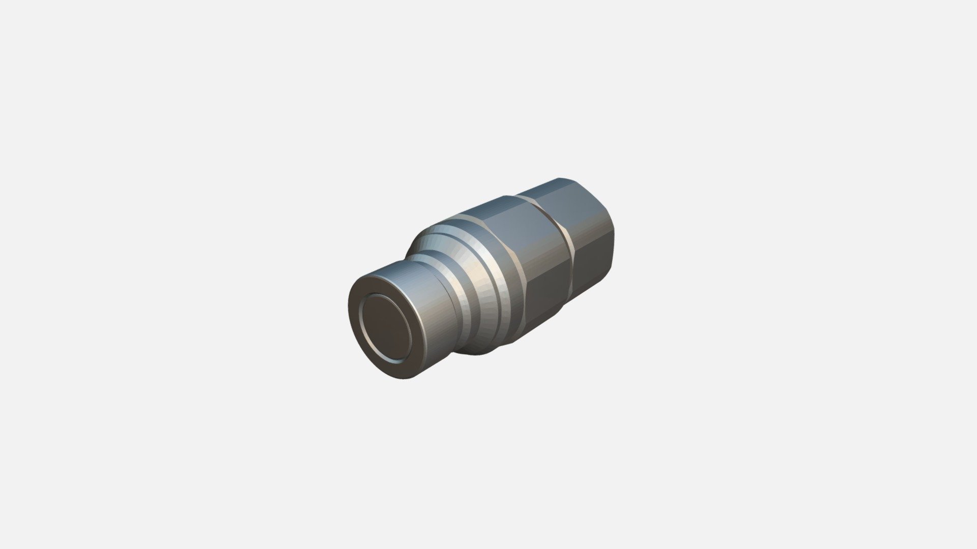 БРС FLAT FACE ISO 16028 - Ниппель - Download Free 3D model by ООО «ЭГОС ...
