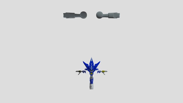 Evolved Neo Metal Sonic 3D Model