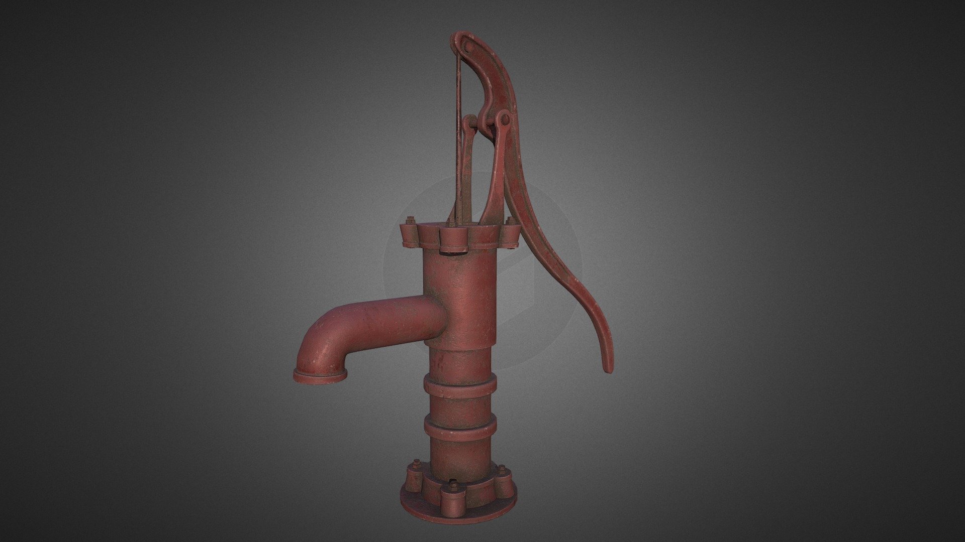 Handpump 3D - Download Free 3D model by hintarose [1ea0c12] - Sketchfab