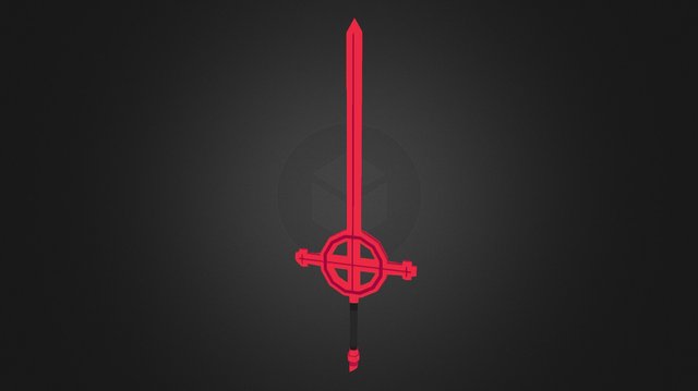 Demon Blood Sword 3D Model