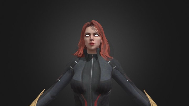 Black widow 3D Model