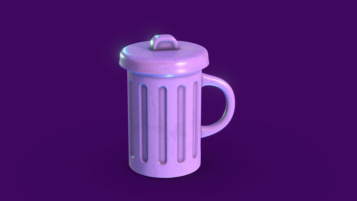 Trash Taste Mug 3D Model