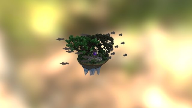 Minecraft Hub #1 3D Model