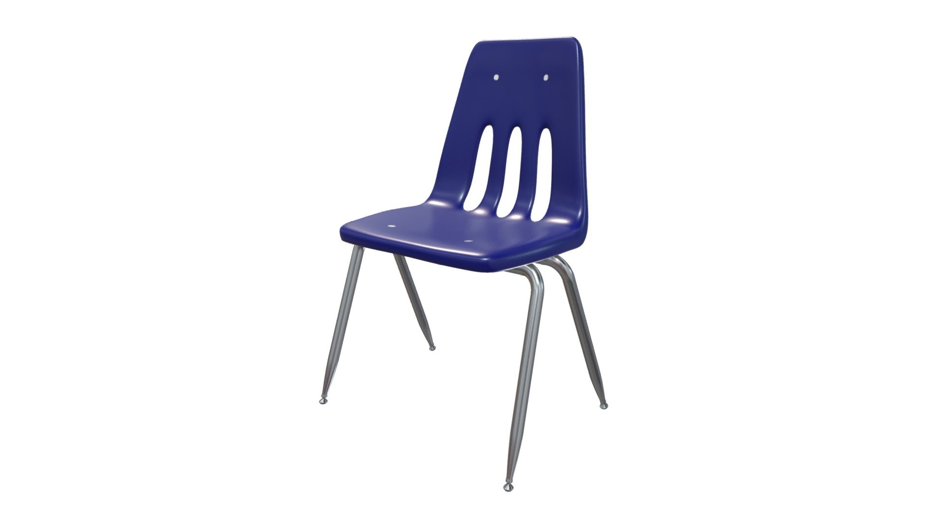 Classroom Chair 3D model by trenderenderbrad [1ea223a] Sketchfab