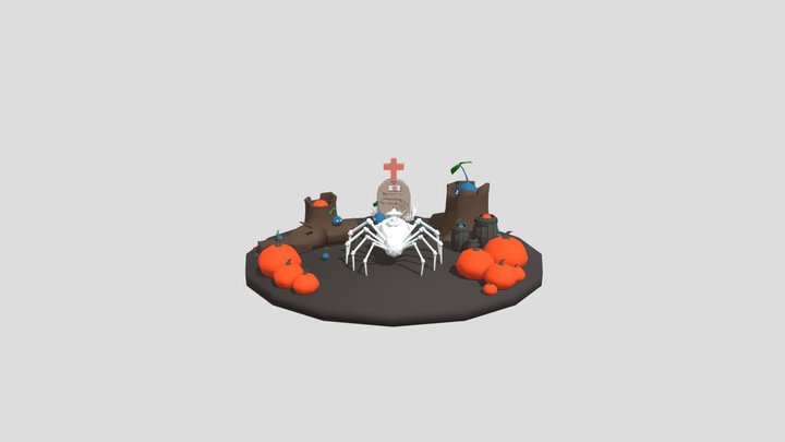 萬聖節期末 3D Model