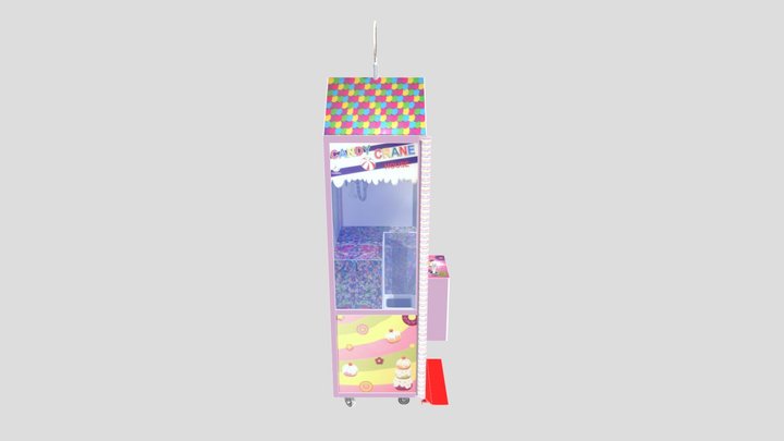 Candy Crane Claw Machine 3D Model