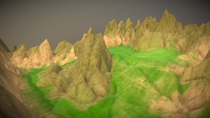 Terrain 3D Model