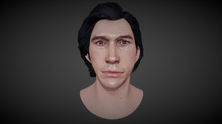 Likeness Study: Adam Driver 3D Model
