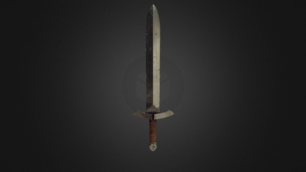 Broadsword - 3D model by super_cheesy_deluxe [1ea44ab] - Sketchfab