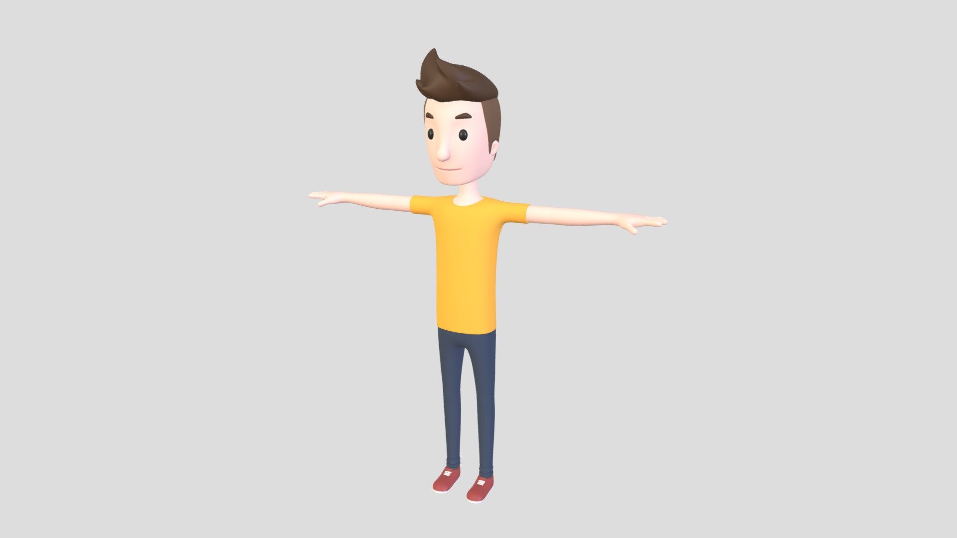 Cartoon Man041 - Buy Royalty Free 3D model by bariacg [1ea4592 ...