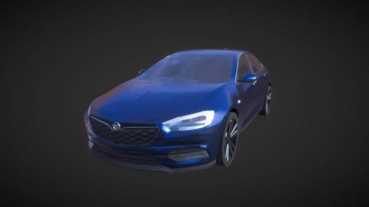 Opel Insignia Grand Sport 2017 3D Model