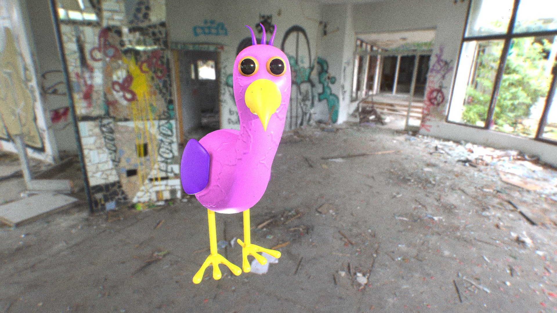 opila bird from garten of banban - Download Free 3D model by