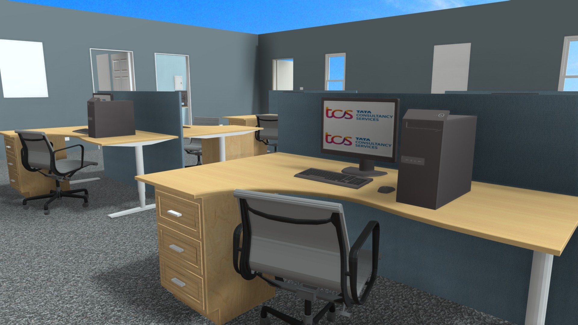 Office Module - Buy Royalty Free 3D model by Virtual Teic (@dyb ...