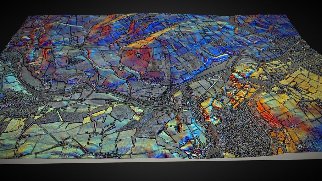 Tyne Valley lidar landscape
