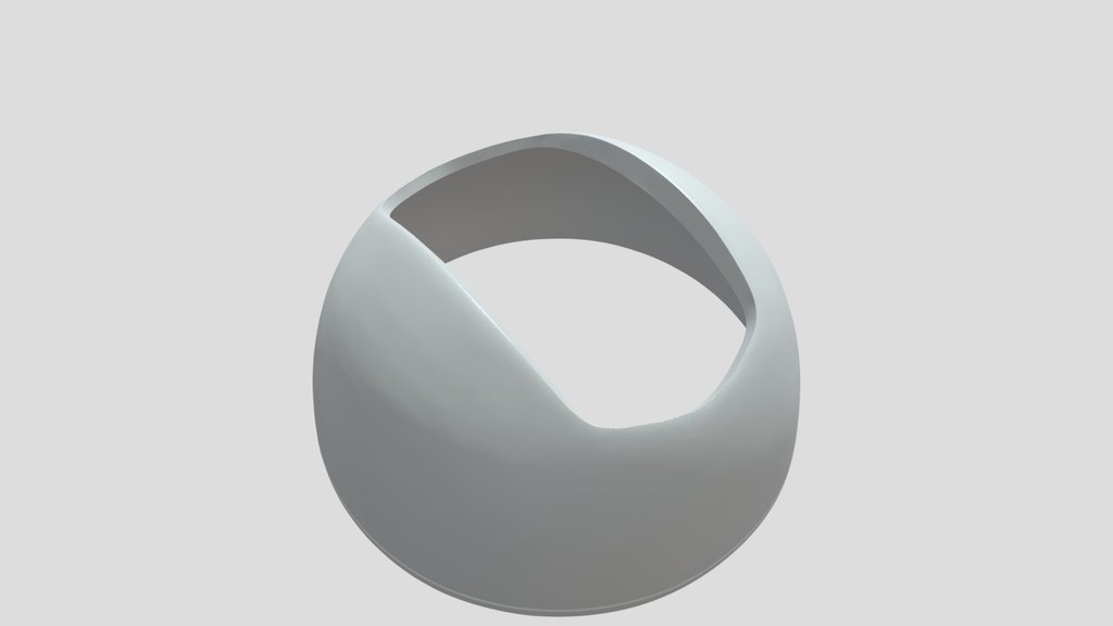 Domed object with handle
