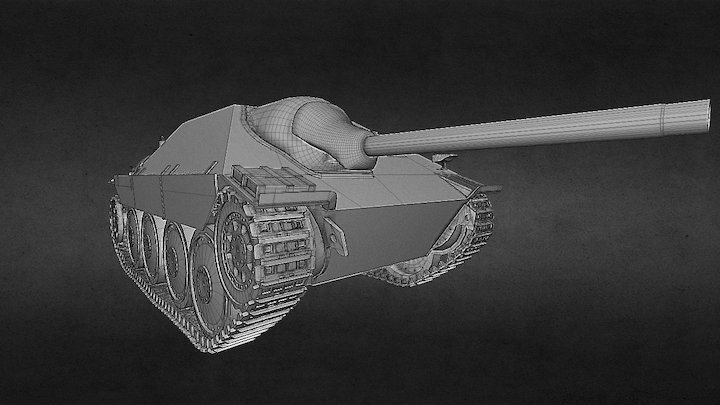 Hetzer aka Jagdpanzer 38 3D Model