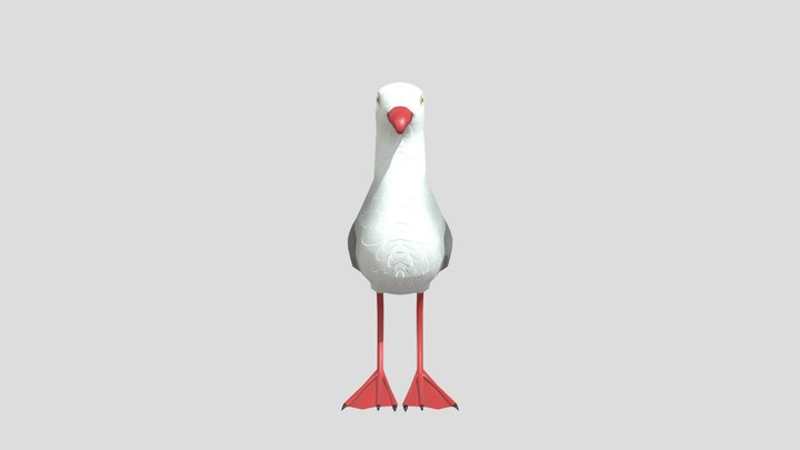 Gaviota Idle 3D Model