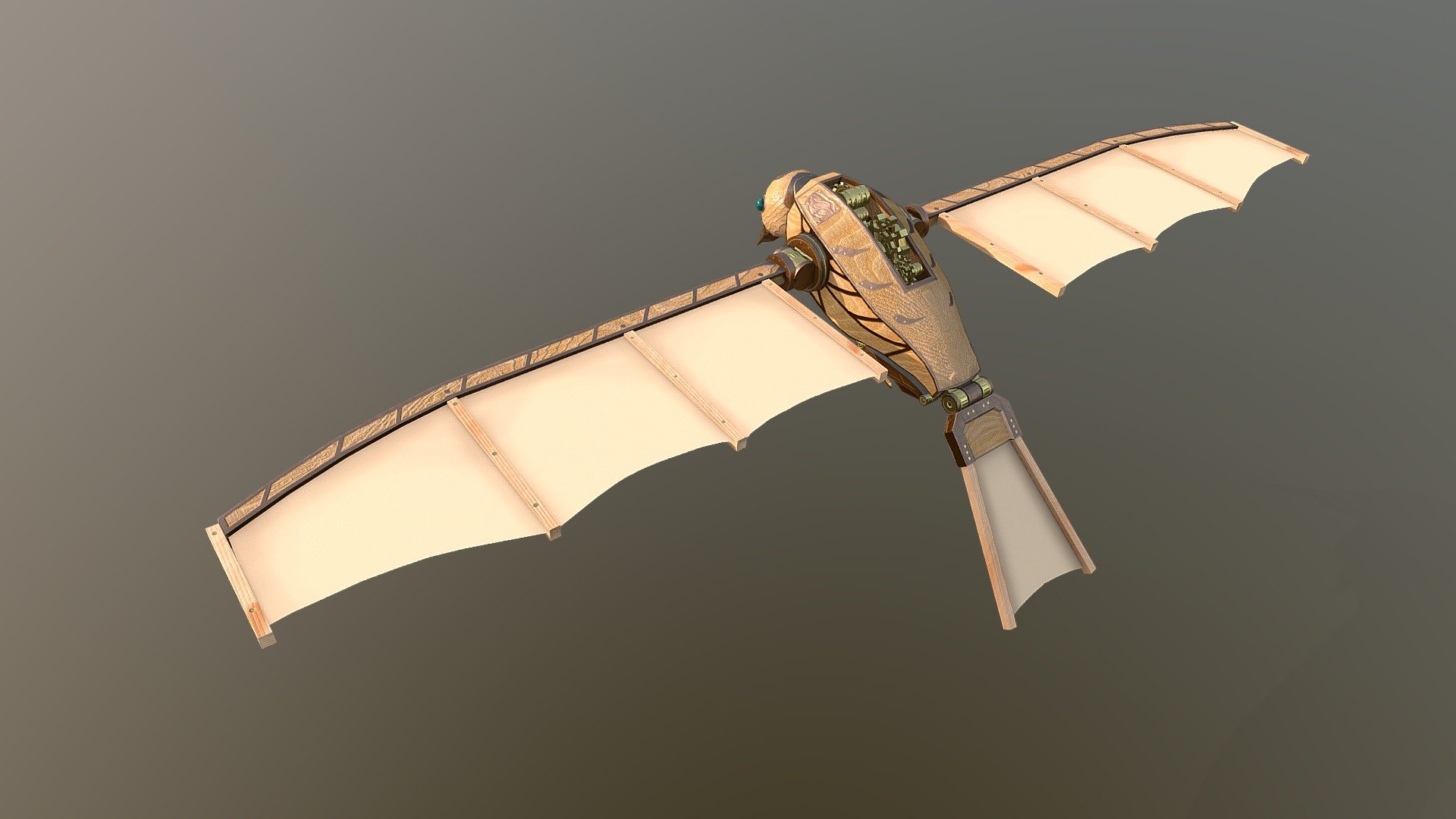 Clockwork Bird 3D model by Terricon4 [1eaa2c8] Sketchfab