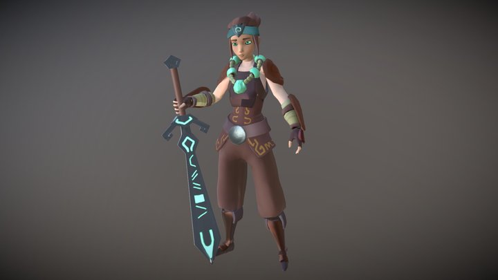 Spectrum Warrior 3D Model