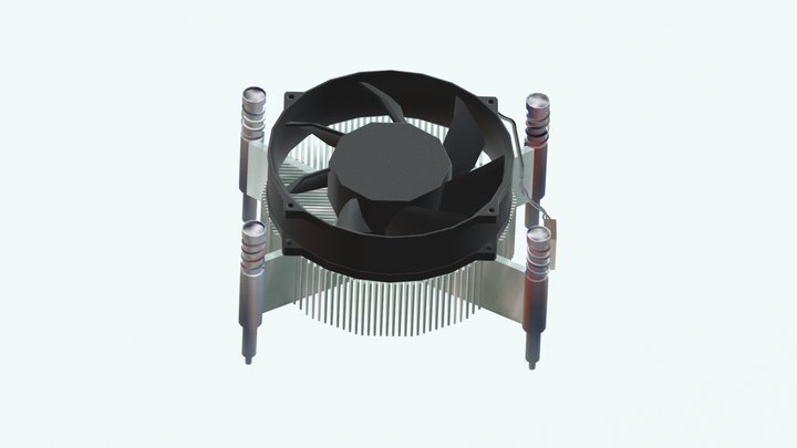PC Heatsink 3D Model
